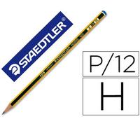 Staedtler - Lapices de grafito noris n.3 h unidad (12 unidades)