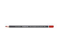 STAEDTLER Lápiz acuarelable Bermellón oscuro - Lápiz artístico soluble en agua con diseño hexagonal - Mina de 3,6 mm, alta intensidad de color y resistencia a la luz
