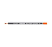 STAEDTLER Lápiz acuarelable Naranja - Lápiz artístico soluble en agua con diseño hexagonal - Mina de 3,6 mm, alta intensidad de color y resistencia a la luz