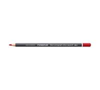 STAEDTLER Lápiz acuarelable Rojo carmín - Lápiz artístico soluble en agua con diseño hexagonal - Mina de 3,6 mm, alta intensidad de color y resistencia a la luz