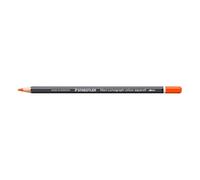 STAEDTLER Lápiz acuarelable Rojo-naranja - Lápiz artístico soluble en agua con diseño hexagonal - Mina de 3,6 mm, alta intensidad de color y resistencia a la luz