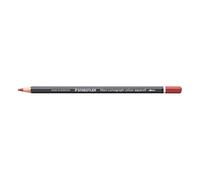 STAEDTLER Lápiz acuarelable Rojo óxido de hierro - Lápiz artístico soluble en agua con diseño hexagonal - Mina de 3,6 mm, alta intensidad de color y resistencia a la luz