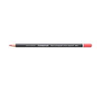 STAEDTLER Lápiz acuarelable Rojo pastel - Lápiz artístico soluble en agua con diseño hexagonal - Mina de 3,6 mm, alta intensidad de color y resistencia a la luz