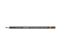 STAEDTLER Lápiz acuarelable Sepia - Lápiz artístico soluble en agua con diseño hexagonal - Mina de 3,6 mm, alta intensidad de color y resistencia a la luz