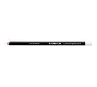 Staedtler Lápiz Glasochrom Blanco 2 mm Impermeable Acanalado Cincel Estuche de almacenamiento