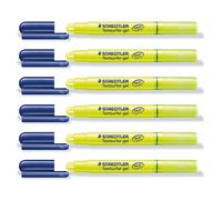 STAEDTLER Lot de 3 surligneurs "Textsurfer gel", jaune