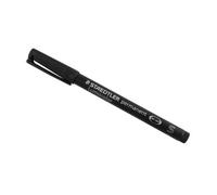 STAEDTLER Lot de 6 Lumocolors marqueur permanent 313S, noir