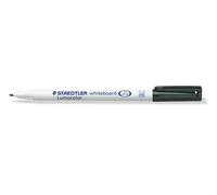 Staedtler lot de 6 marqueurs pour tableaux blanc 'lumocolor 301' noir