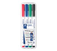 Staedtler Rotulador para pizarra blanca Lumocolor 301 WP4 Estuche de 4 colores