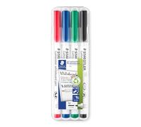 Staedtler Rotulador para pizarra blanca Lumocolor 301 WP4 Estuche de 4 colores