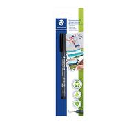 STAEDTLER Lumocolor 313-9 BK-1 - Rotulador permanente para fotografías y libros de fotos, resistente al agua, resistente a la luz, color negro, ancho de línea S superfino aprox. 0,4 mm