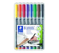 Staedtler lumocolor 313 rotuladores permanentes ? 8 colores, 0,4 mm