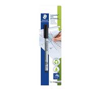 Staedtler 316-9 BKDA. Rotulador de punta fina Lumocolor. Blíster con un marcador con tinta de color negro.