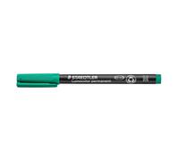 Staedtler Lumocolor 317-5. Rotuladores de punta fina de color verde. Caja con 10 unidades.