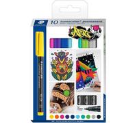 Staedtler lumocolor 317 c10 marcador permanente surtido colores surtid