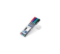 Staedtler - Lumocolor 317 WP4 marcador permanente Negro, Azul, Verde, Rojo 4 pieza(s) 317 WP4