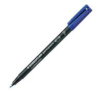 STAEDTLER Lumocolor 318 Rotuladores permanentes - azul, pack 10, 0,6 mm