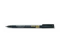 Staedtler - Lumocolor 319 marcador permanente Punta de pincel/fina Negro 319 S-9