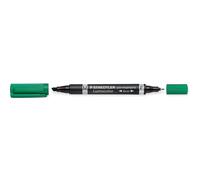 Staedtler Lumocolor 348-5. Rotulador permanente de doble punta. Diez marcadores