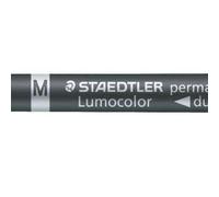 Staedtler lumocolor 348 rotulador permanente de doble punta - secado rapido - color rojo (10 uds)