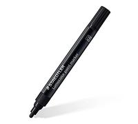 STAEDTLER Lumocolor 349-9 - Rotulador acrílico permanente, resistente al agua y a las manchas para superficies claras y oscuras, ancho de línea 2,4 mm, sin olor, 10 rotuladores acrílicos