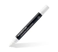 STAEDTLER Lumocolor 349 Marcadores acrílicos - blanco, pack 10, 2,4 mm | Tinta acrílica opaca al agua, punta redonda - cubre vidrio, metal, madera & piedra - Art.-Nr. 349-0