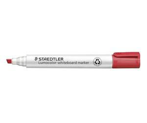 STAEDTLER Lumocolor 351 B-2. Rotuladores para pizarra blanca de color rojo. Caja con diez unidades.