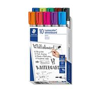Staedtler Marcador Lumocolor 351 B10, punta redonda, 10 piezas, negro
