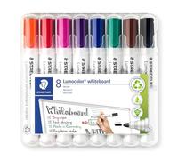 Staedtler Rotuladores pizarra blanca Lumocolor 351WP8 secado rápido recargable 8 uds Multicolor