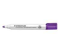 STAEDTLER Lumocolor 351 Rotuladores pizarra - violeta, pack 10, 2,0 mm