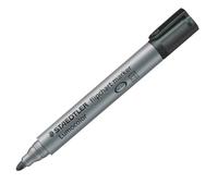 Staedtler Lumocolor 356 - Marcador Pizarra Papel punta redonda 2 mm, color Negro