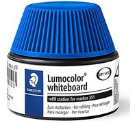 Staedtler Lumocolor 488 51-3. Cargador para marcadores Lumocolor 351 y 351 B. Un frasco con tinta de color azul.