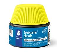 Staedtler Lumocolor 488 64-1. Cargador para marcadores Textsurfer classic. Frasco con tinta de color amarillo.