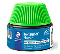Staedtler Lumocolor 488 64-5. Cargador para marcadores Textsurfer classic. Frasco con tinta de color verde.