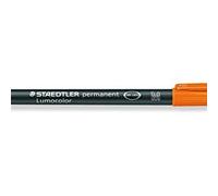 Staedtler® Lumocolor - Bolígrafo universal permanente (punta fina, punta M, caja Staedtler con 6 colores)