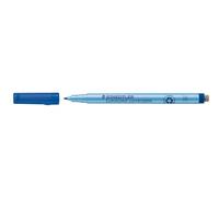 Staedtler Lumocolor Correctable 305 M-3 - Rotulador borrable punta M de 1 mm aprox., color azul. Caja de cartón con 10 rotuladores