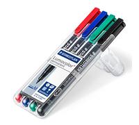Staedtler Rotulador permanente Lumocolor Punta 1 mm Pack de 4