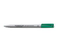 STAEDTLER Lumocolor Non-Permanent M Verde 1pieza(s) - Marcador (Verde, Gris, Polipropileno, Medio, 1 mm, 1 mm)