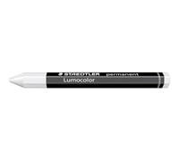 Staedtler Lumocolor permanent omnigraph 236-0. Ceras permanentes de colores. Caja con 12 crayones de color blanco.