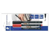 Staedtler lumocolor permanent pen 317 marcador permanente 3 pieza(s)