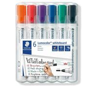 Staedtler Lumocolor Pizarra Rotulador Con Punta Redonda Multicolor Paquete De 6