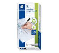 Staedtler- Lumocolor Rotulador de Tinta, Color Negro (311-9)