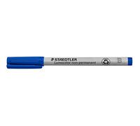 Staedtler Lumocolor, Rotulador Universal, Azul, Pack de 10