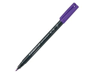 Staedtler lumocolor violet violet fine marqueurs permanents lot de 10