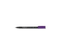 Staedtler Lumocolor Violet Violet fine marqueurs permanents Lot de 10 étanche résistante aux taches à séchage rapide CD DVD OHP