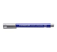 STAEDTLER Marcador metálico calligraphy con punta de caligrafía, ancho de línea de 2,8 mm, cubre papel claro y oscuro, fácil de borrar de superficies lisas, 10 unidades, color plateado