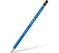 Staedtler mars lumograph 100 lapiz de grafito hexagonal - mina 2b - resistencia a la rotura - madera de bosques sostenibles (12 uds)