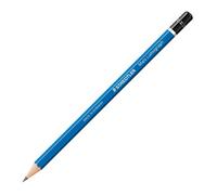 Staedtler mars lumograph 100 lapiz de grafito hexagonal - mina h ultrarresistente de 2mm - madera de bosques sostenibles (12 uds)