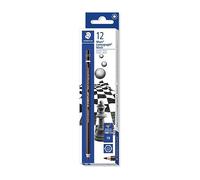 STAEDTLER Mars Lumograph 100B-7B. Pack de 12 lápices de dibujo de la misma graduación, 7B.