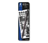 Staedtler Mars Lumograph - Lápices (12 unidades, estuche metálico)